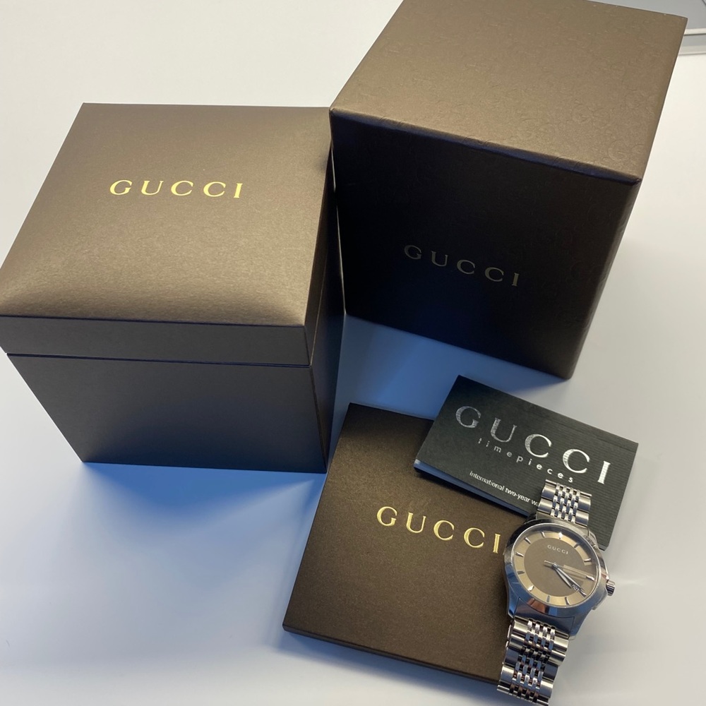 GUCCI G Timeless YA126406 Brown Dial